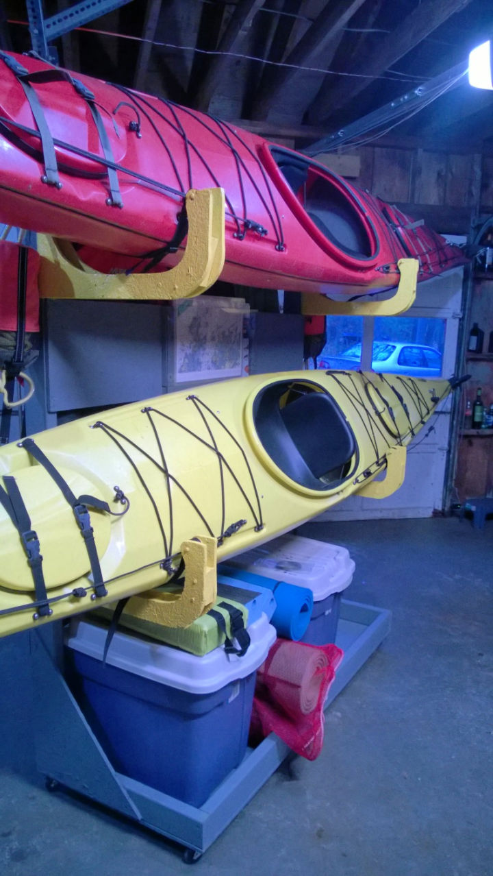 Rolling Kayak Storage System