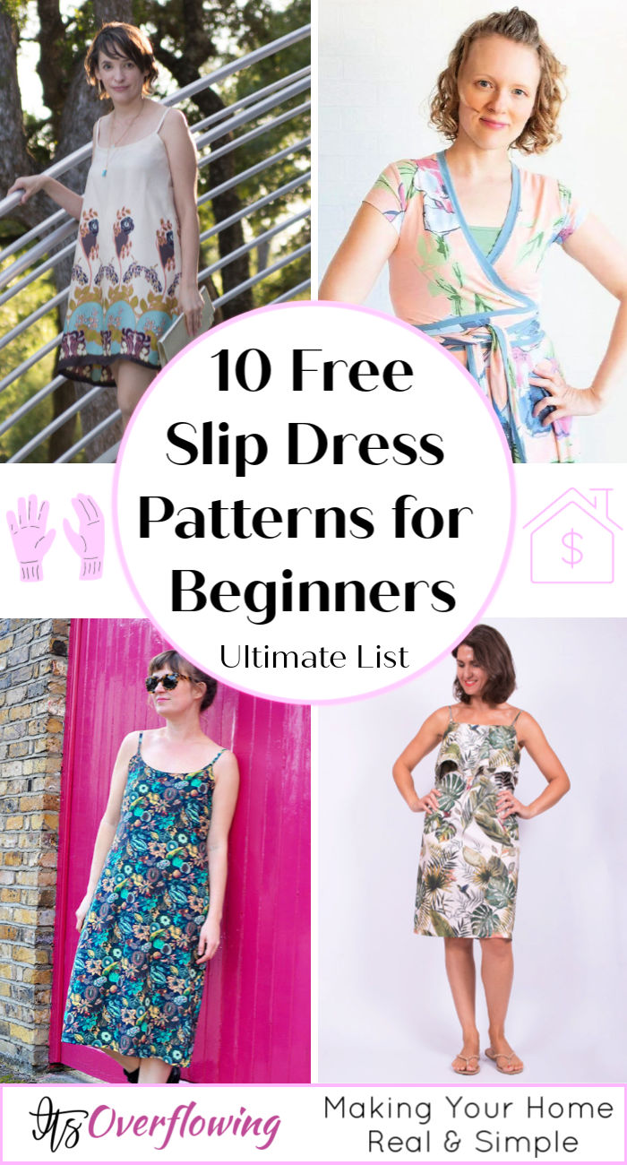 Slip Dress Pattern (10 Free Slip Dress Sewing Patterns)