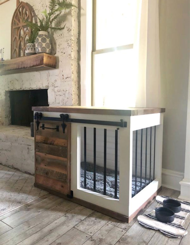 15 Homemade DIY Dog Crate Plans Free