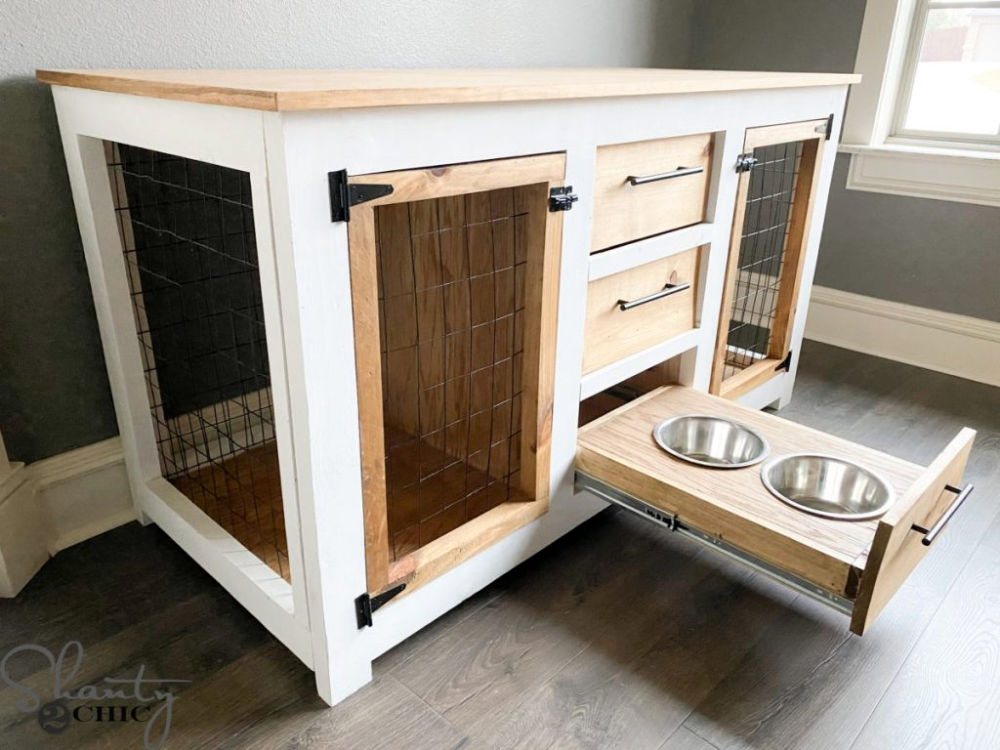 Picture of 15 Homemade DIY Dog Crate Plans Free