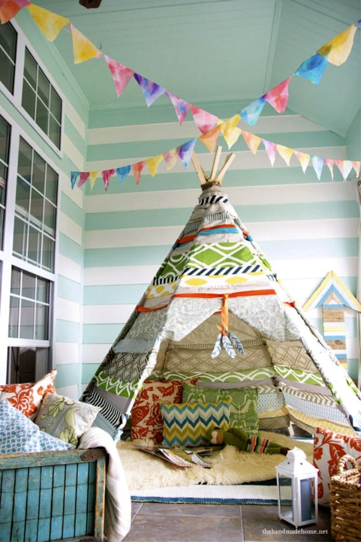 20 Homemade DIY Tent Ideas For Kids To Play