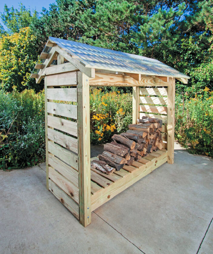 Firewood Shed Plans – 30-Page DIY Build Guide, Step-by-Step Blueprints, USA - View #4