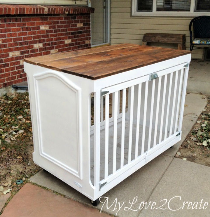 15 Homemade DIY Dog Crate Plans Free