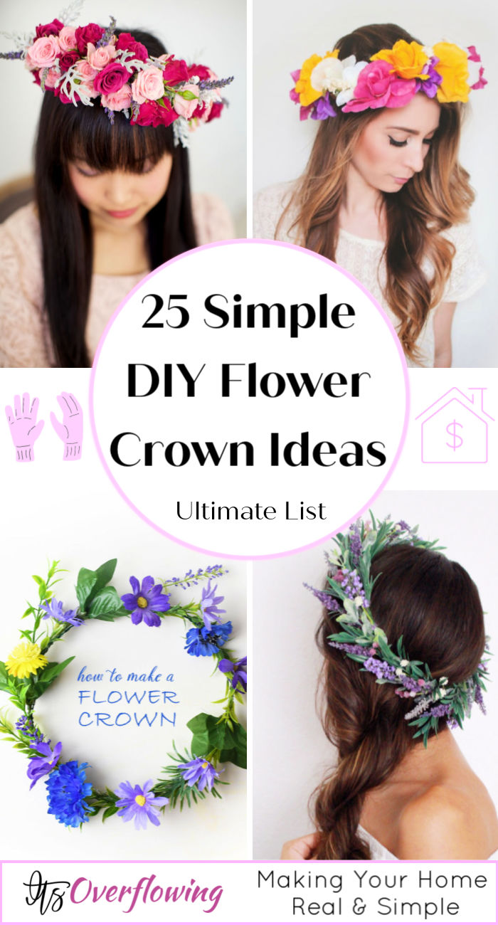 How to Make a Flower Crown (25 DIY Flower Crown Ideas)