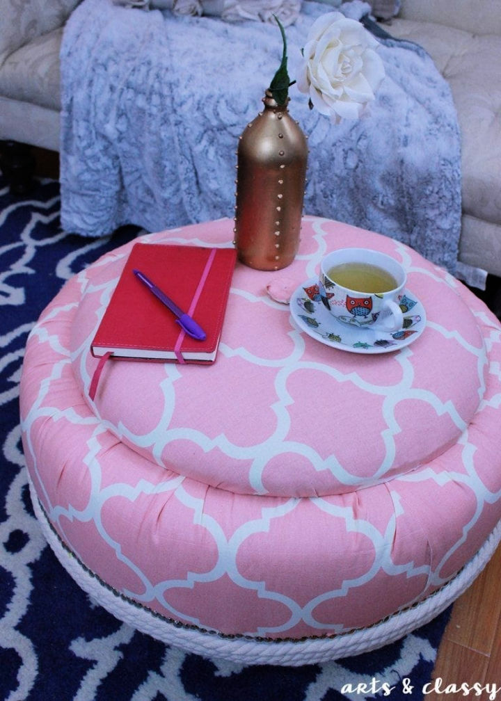 30 Easy DIY Ottoman Ideas To Make Your Own