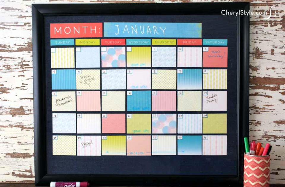 30 Easy DIY Calendar Ideas to Personalize Your Year!