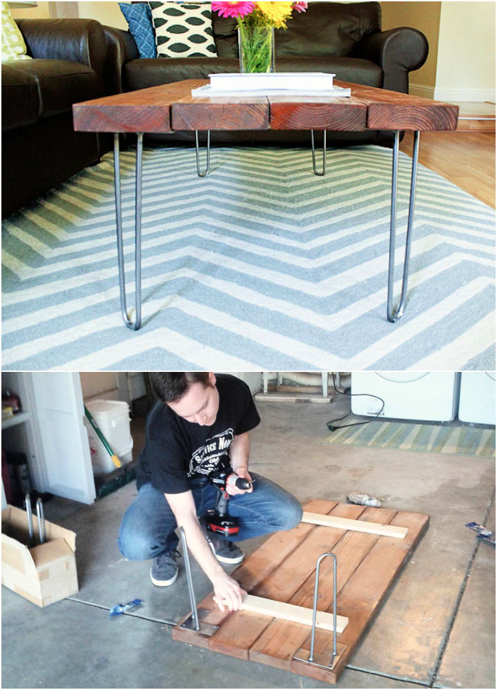 15 DIY Hairpin Coffee Table Plans (How To Guide)