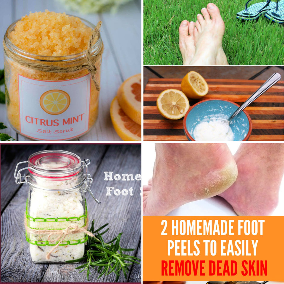 diy foot scrub for dead skin