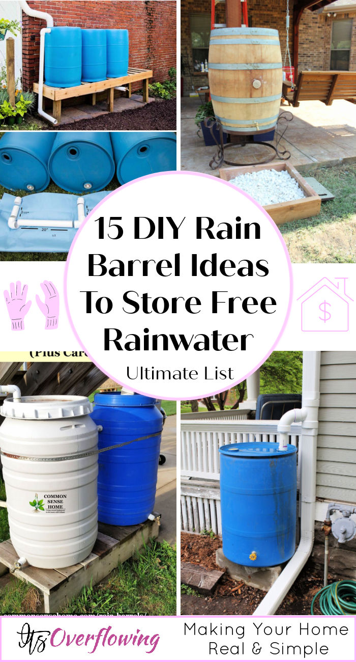Top 6 How to build rain barrel garden 1 15 DIY Rain Barrel Ideas To Make Your Own Rain Collector