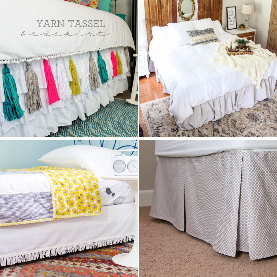 How to Sew a Bed Skirt (20 Easy DIY Bed Skirt Ideas)