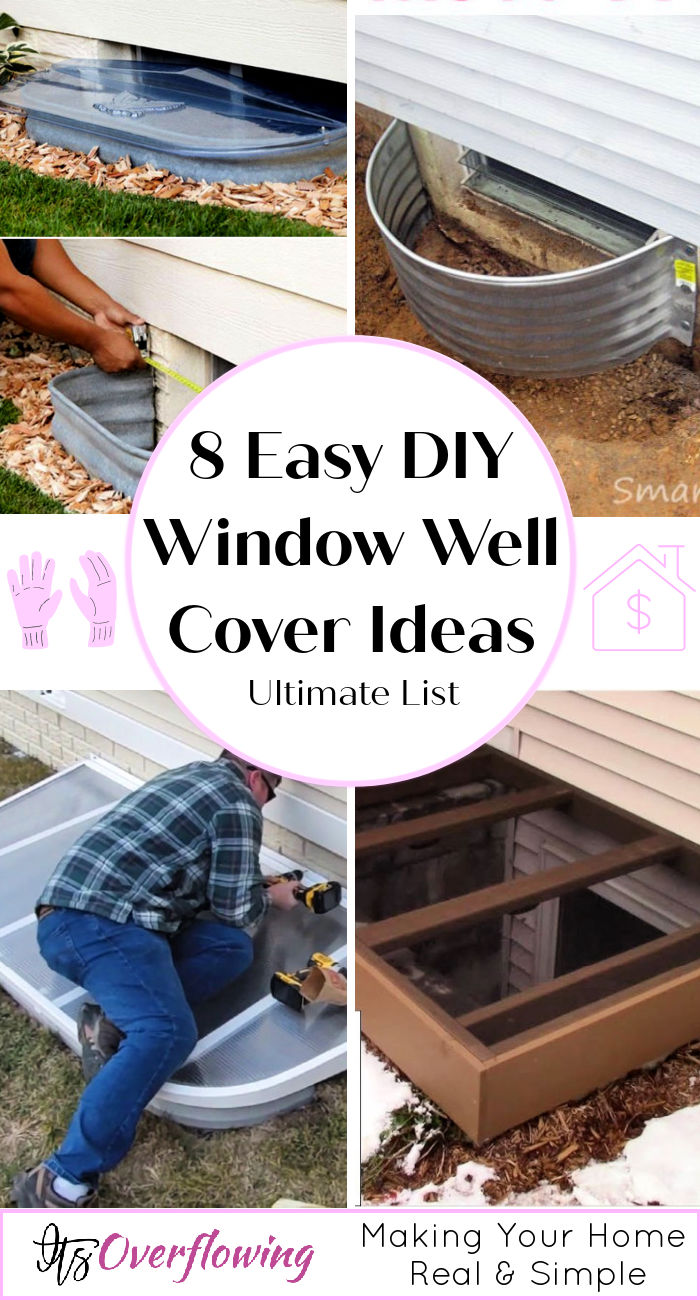 8 Easy To Make DIY Window Well Cover Ideas