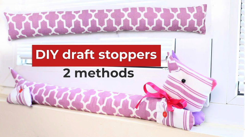 18 Easy DIY Door Draft Stopper Ideas to Make