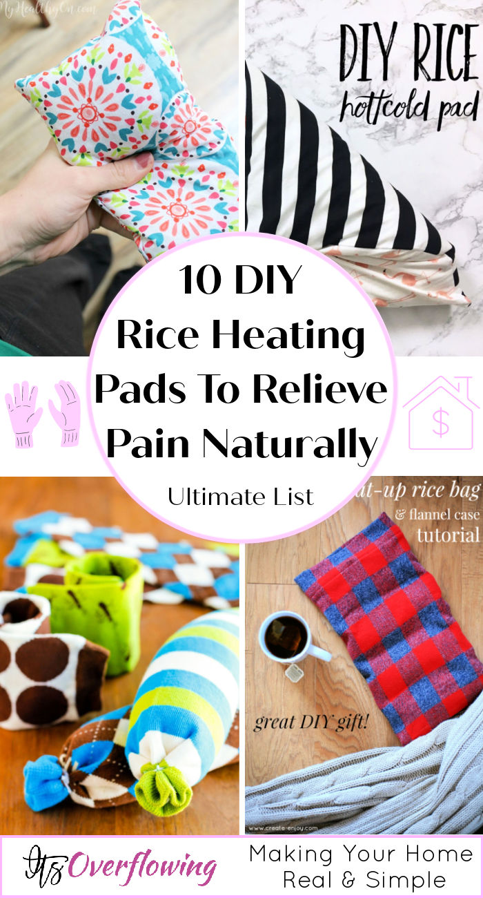 10 DIY Rice Heating Pad Ideas (Aromatherapy Heating Bag)