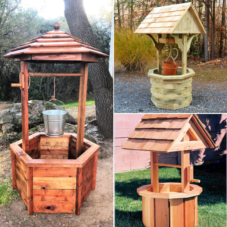 15 Free Wishing Well Plans with Detailed Instructions