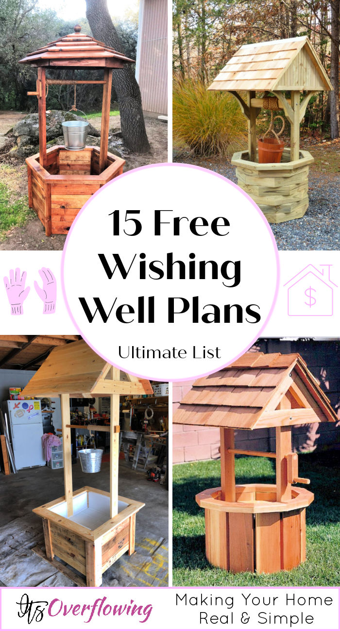 15 Free Wishing Well Plans with Detailed Instructions