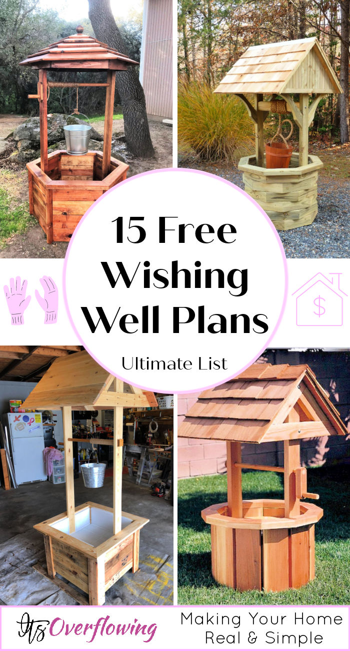 How To Build A Wishing Well 15 DIY Wishing Well Plans 