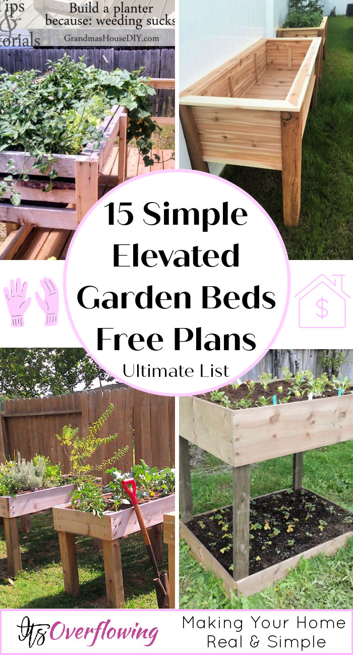 15 Simple Elevated Garden Beds You Can Easily Build