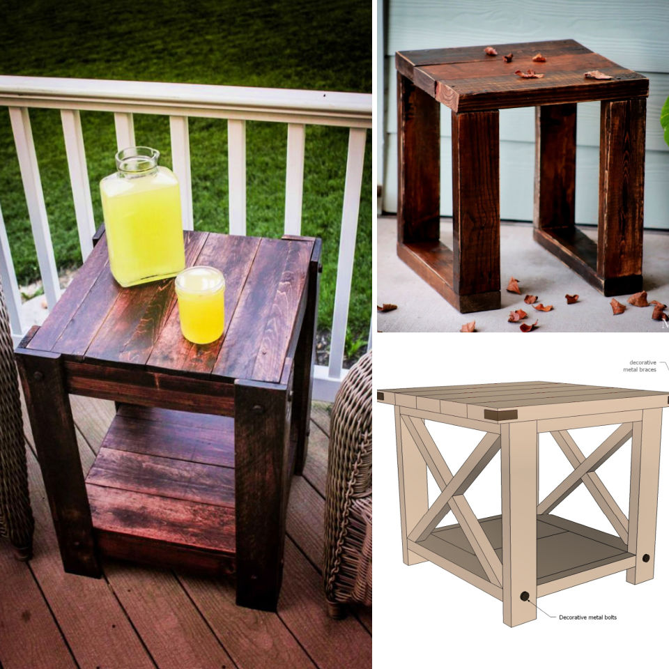 12 Rustic End Tables That You Can Easily DIY by Yourself
