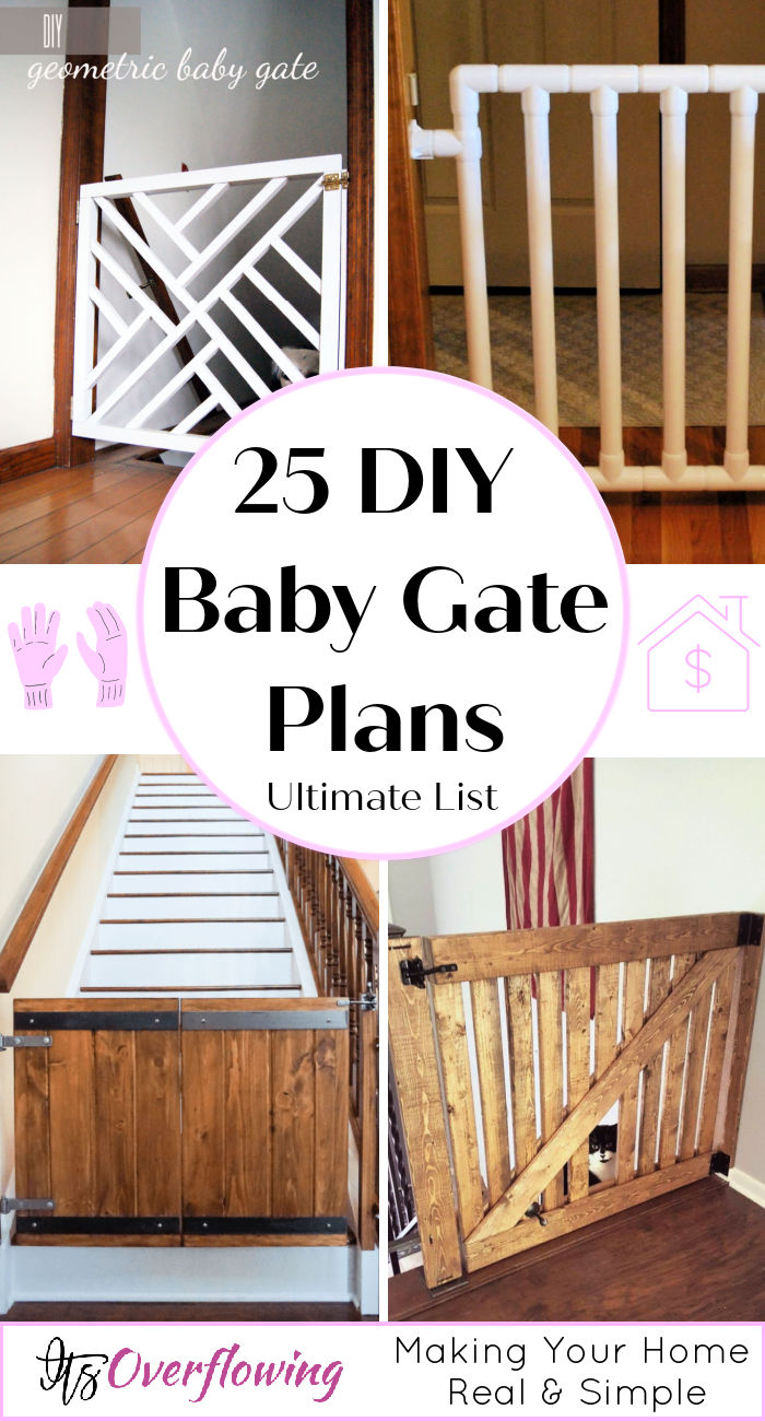 25 Functional DIY Baby Gate Plans
