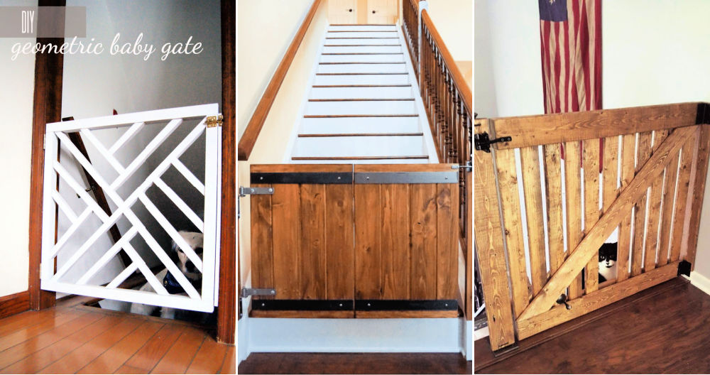 25 Functional DIY Baby Gate Plans To Keep Your Baby Safe