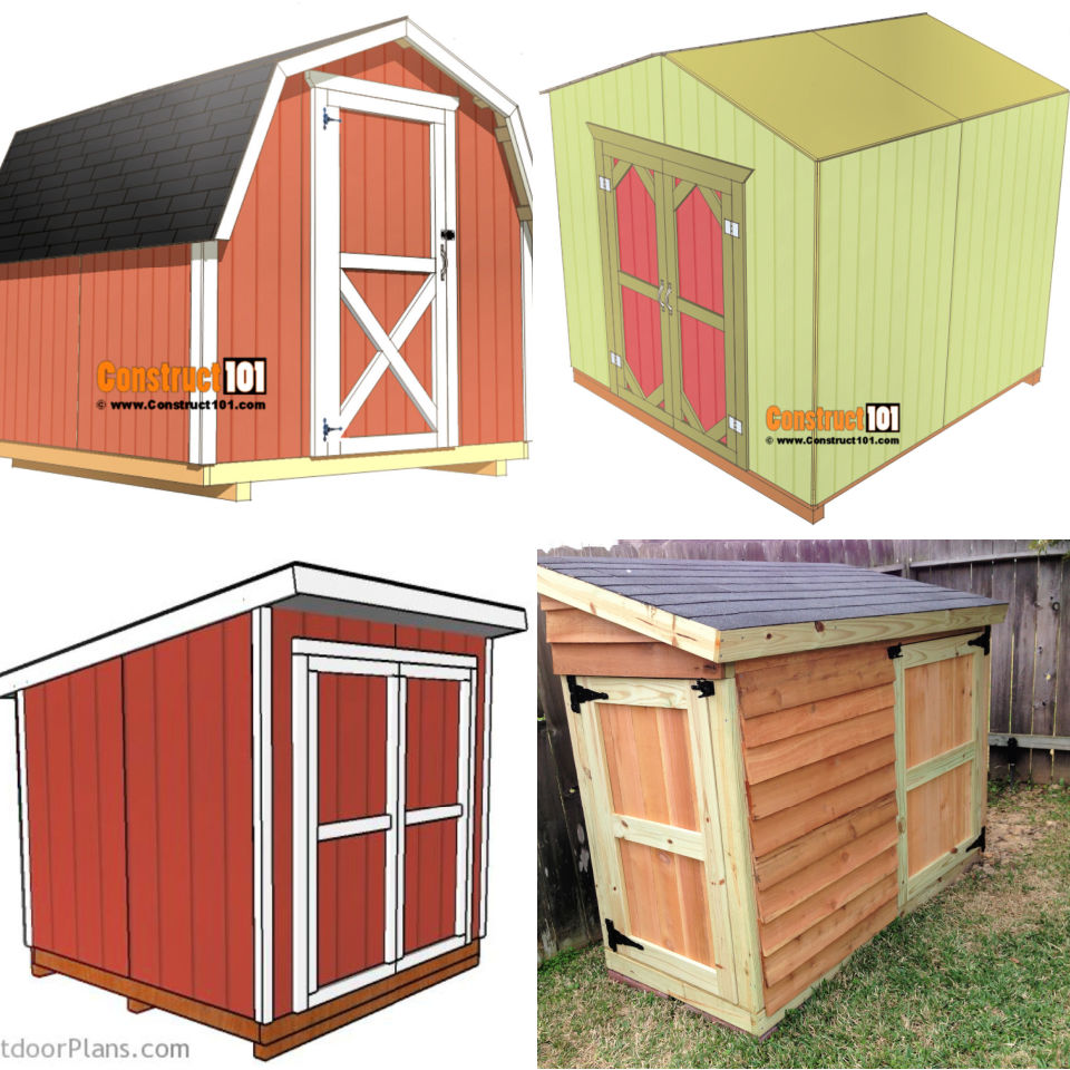 7 Free 8x8 Shed Plans To Build A Garden Storage Shed