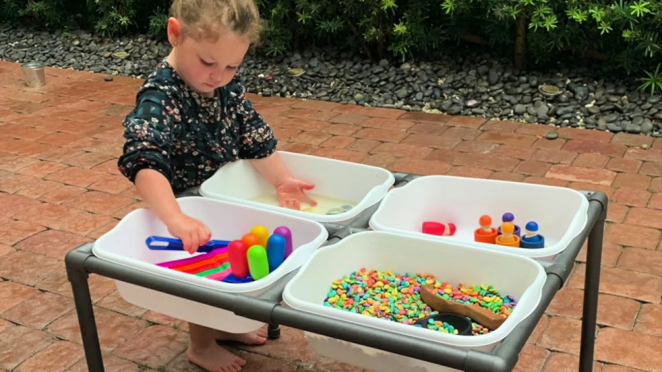 30 Homemade DIY Sensory Table Plans (How to Build)