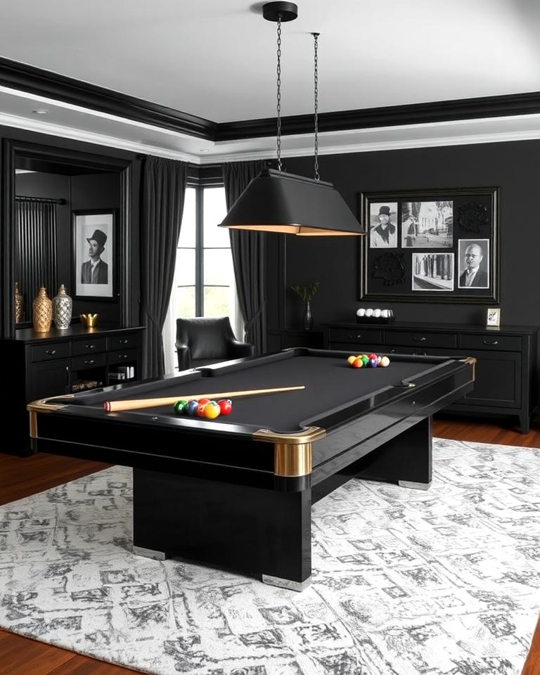 20 Black Man Cave Ideas for a Masculine Retreat