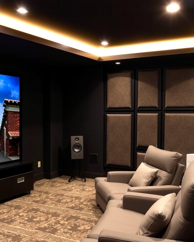 25 Basement Home Theater Ideas for Movie Nights