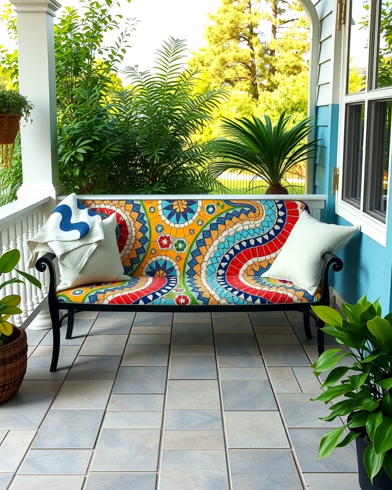 25 Front Porch Bench Ideas for a Welcoming Entrance