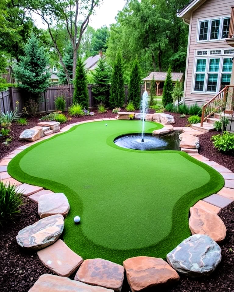 25 Backyard Putting Green Ideas for Golf Enthusiasts