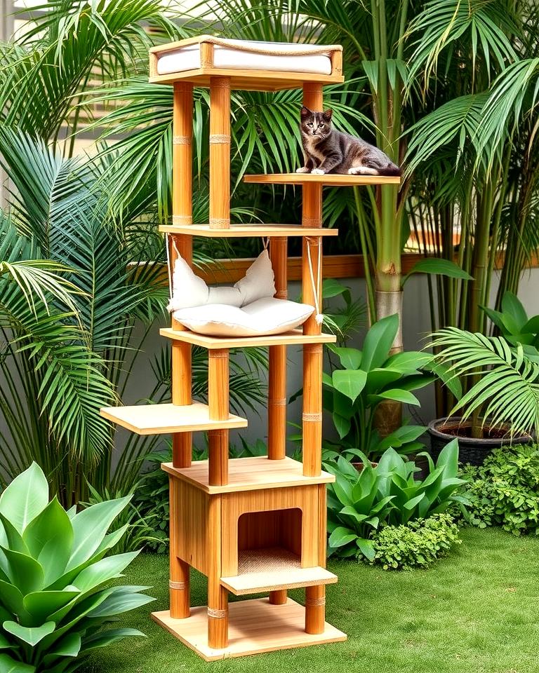 20 Outdoor Cat Tree Ideas for Your Feline Friends