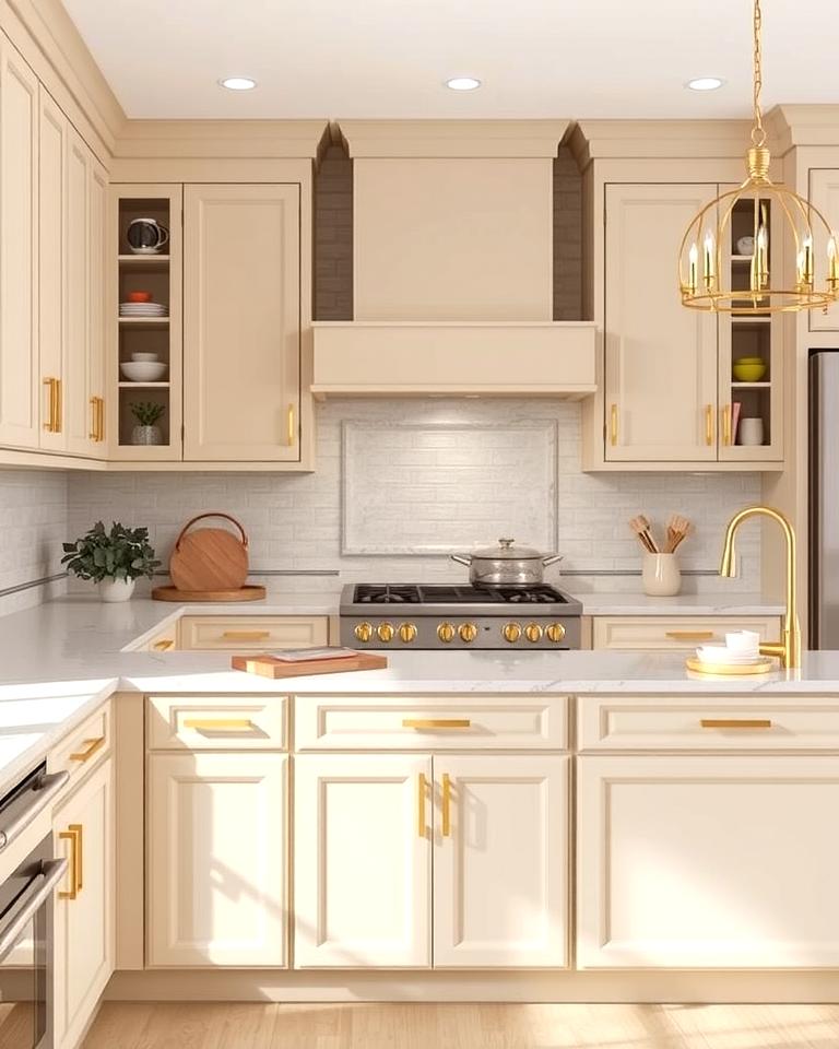 20 Kitchens With Beige Kitchen Cabinets for a Neutral and Elegant Look