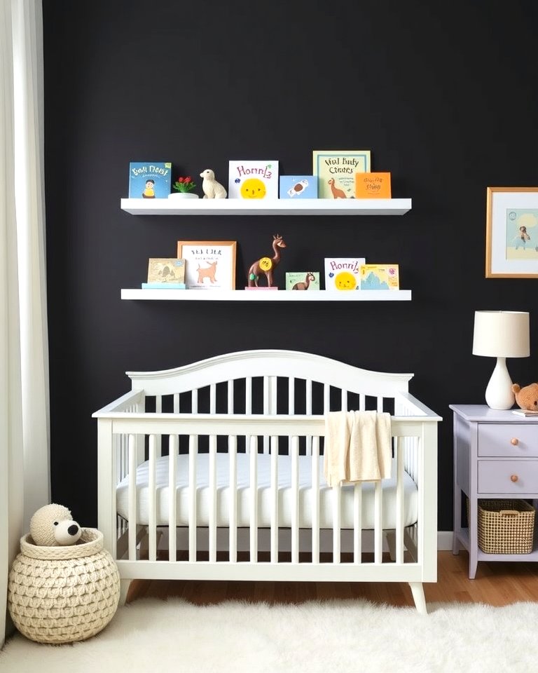 25 Black Nursery Ideas for Modern Baby Rooms