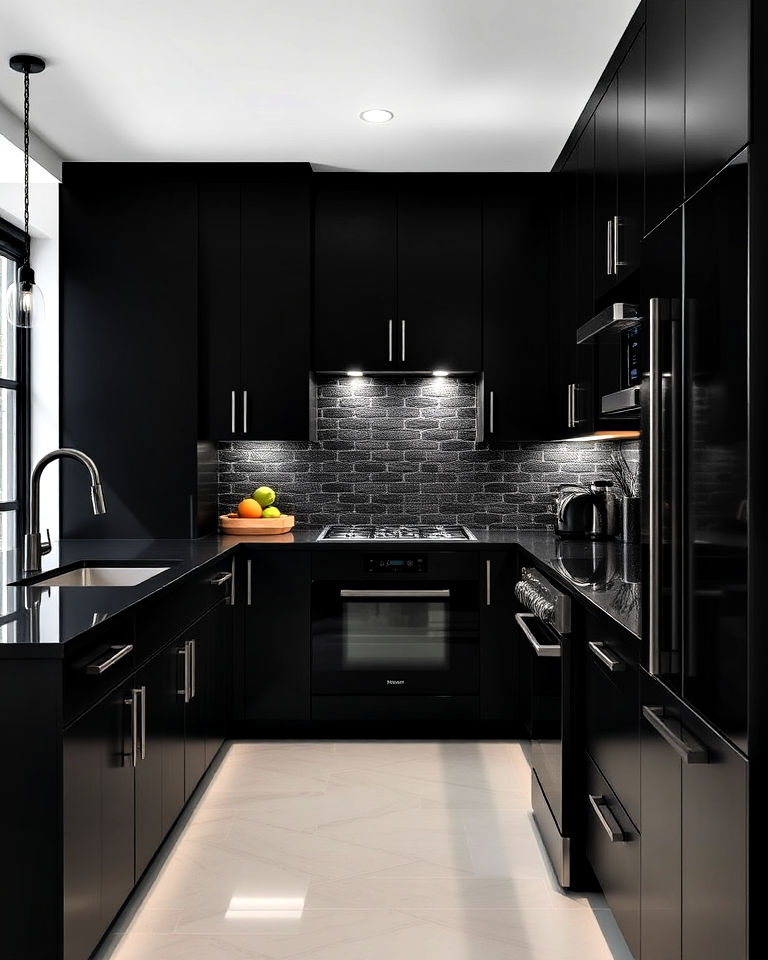 20 What Color Cabinets Go With Black Appliances