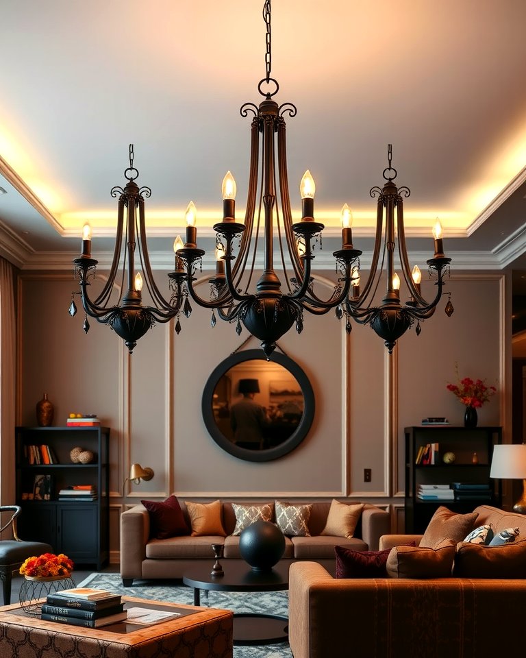 25 Chic Black and Brown Living Room Ideas for Modern Homes