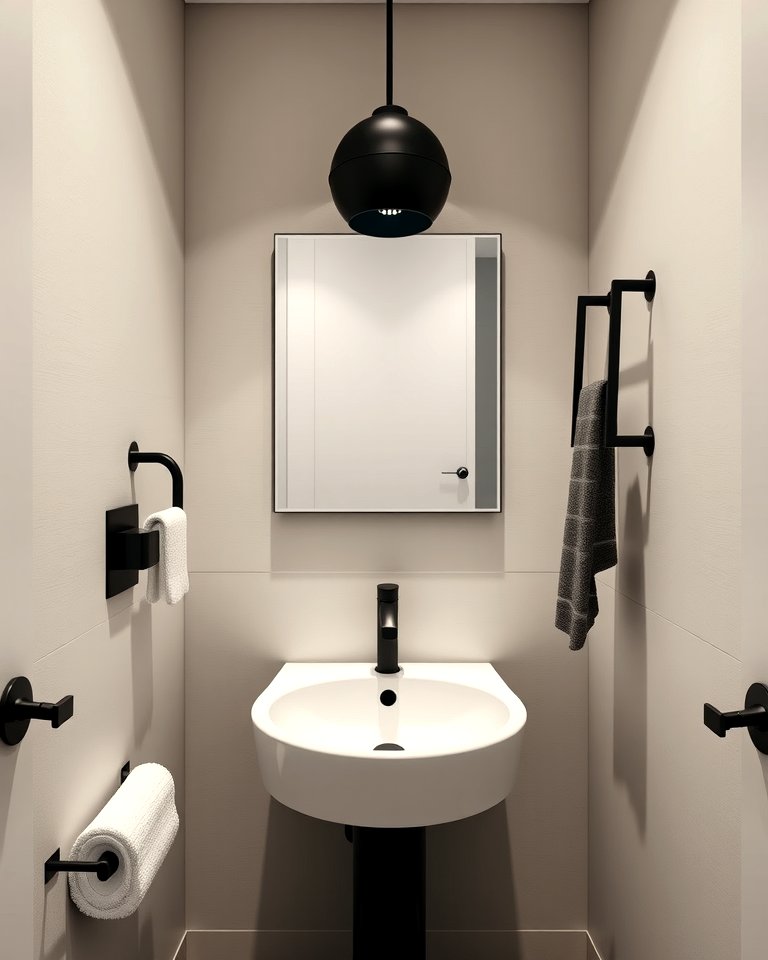 25 Elegant Black Powder Room Ideas for a Bold Look