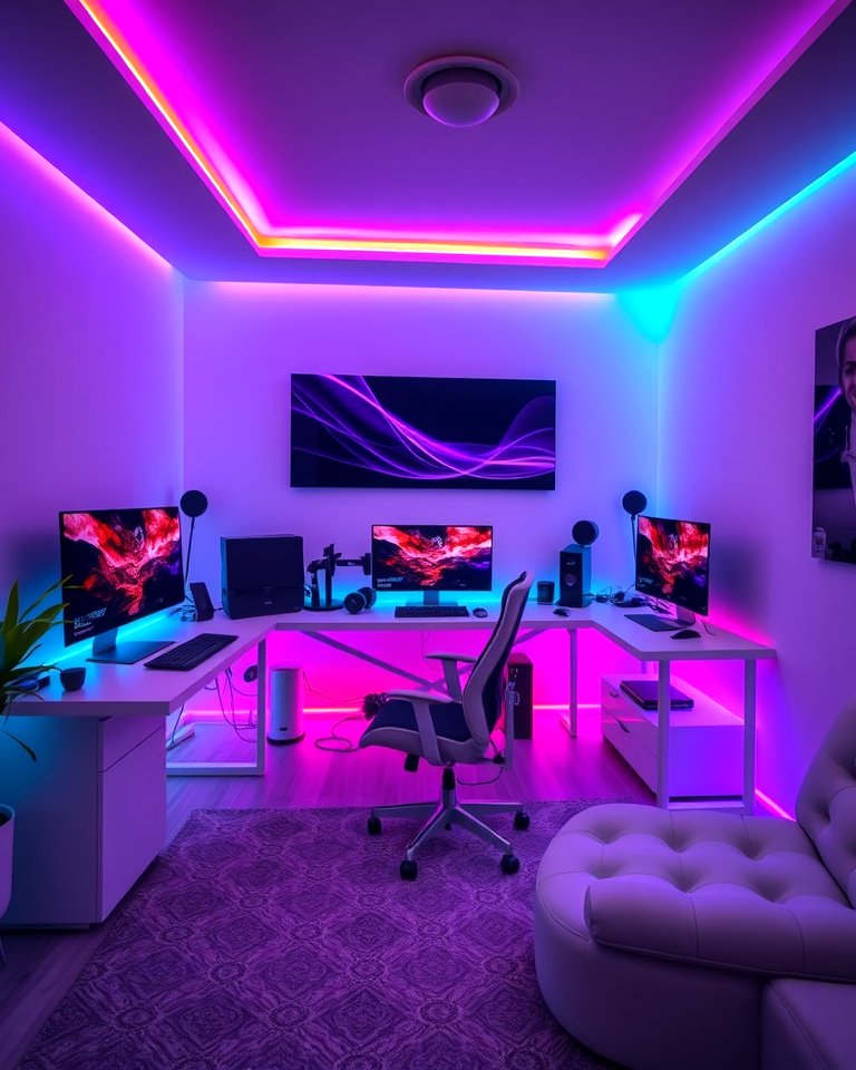 25 Sleek Black Gaming Room Ideas for Gamers