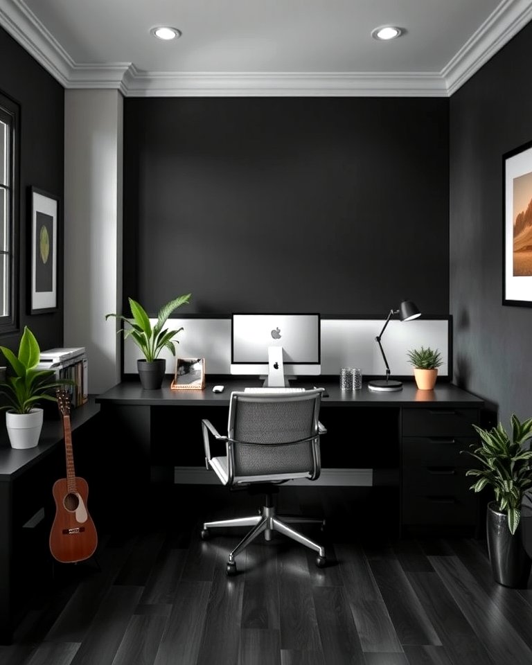 25 Black Accent Wall Ideas for a Dramatic Statement