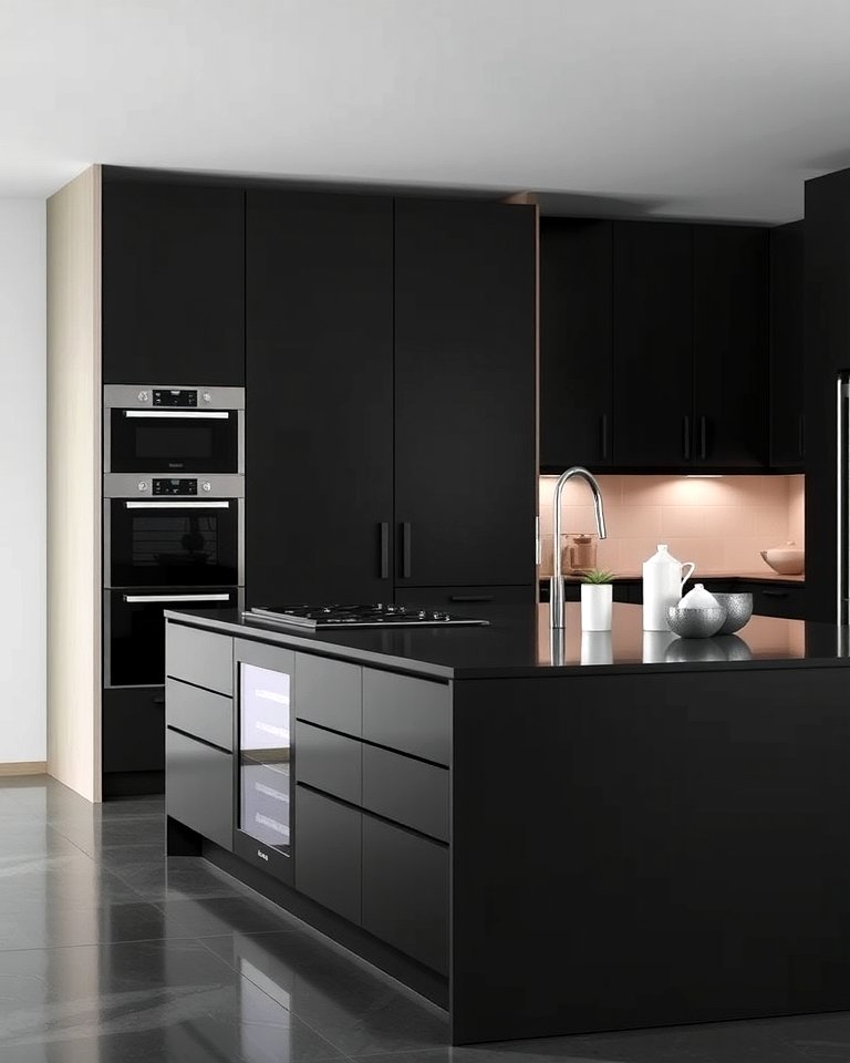 25 Sleek Black Kitchen Island Ideas for a Modern Kitchen