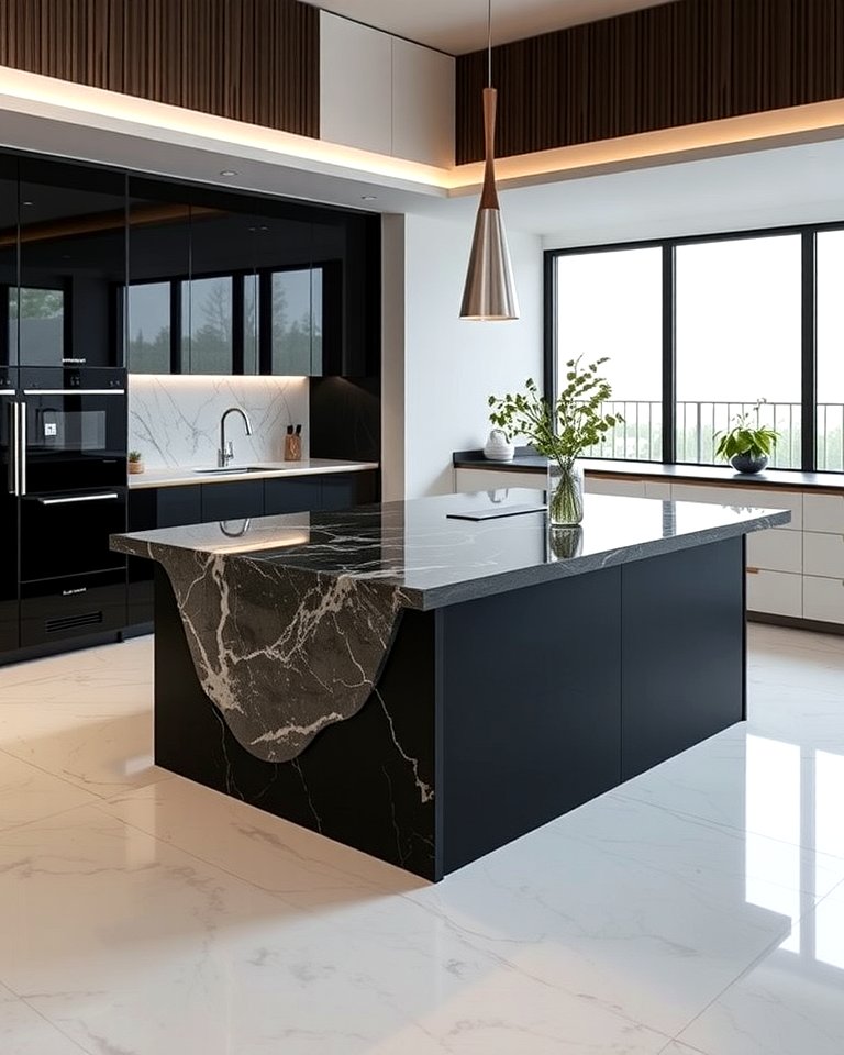 25 Sleek Black Kitchen Island Ideas for a Modern Kitchen