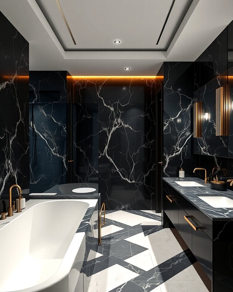 25 Black and Grey Bathroom Ideas for a Sleek Design