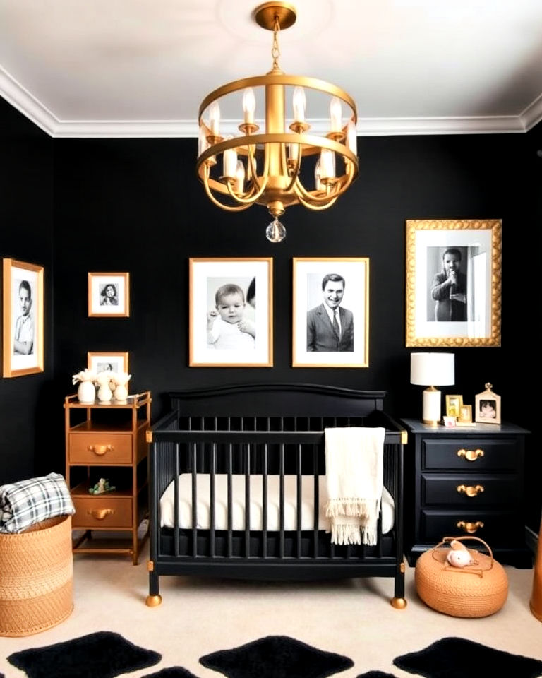 25 Black Nursery Ideas for Modern Baby Rooms
