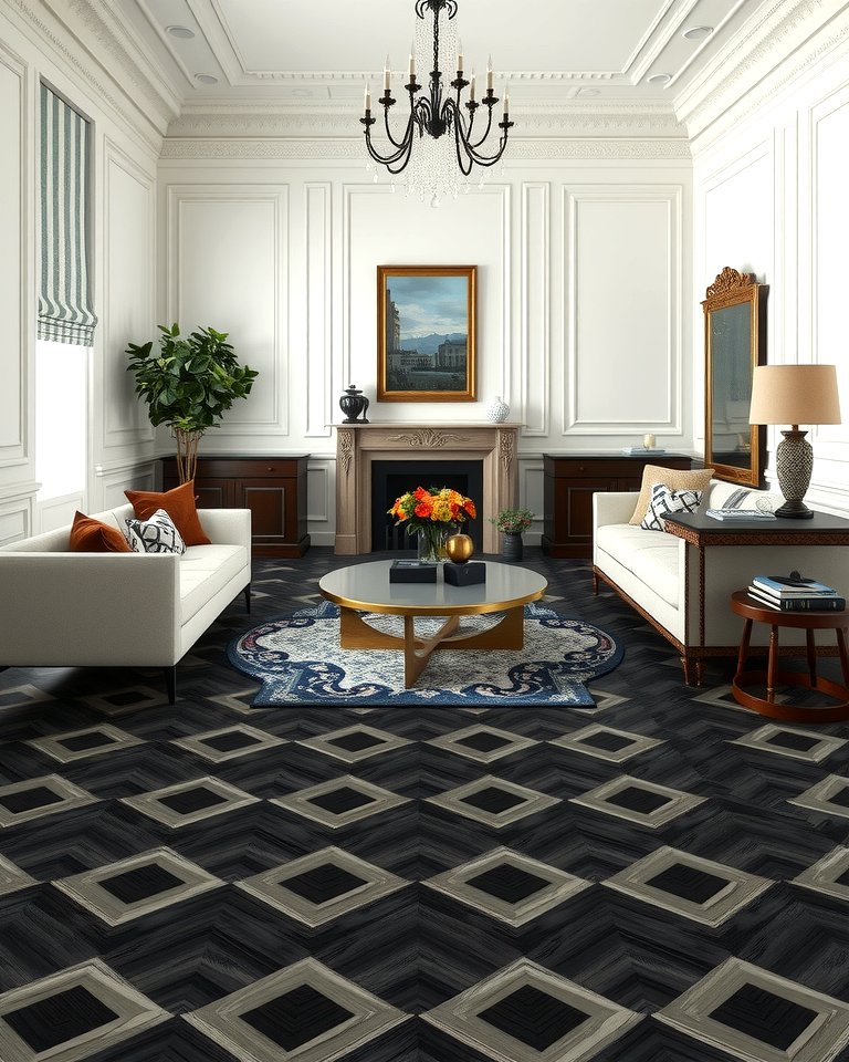 25 Black Floor Living Room Ideas for a Modern Aesthetic