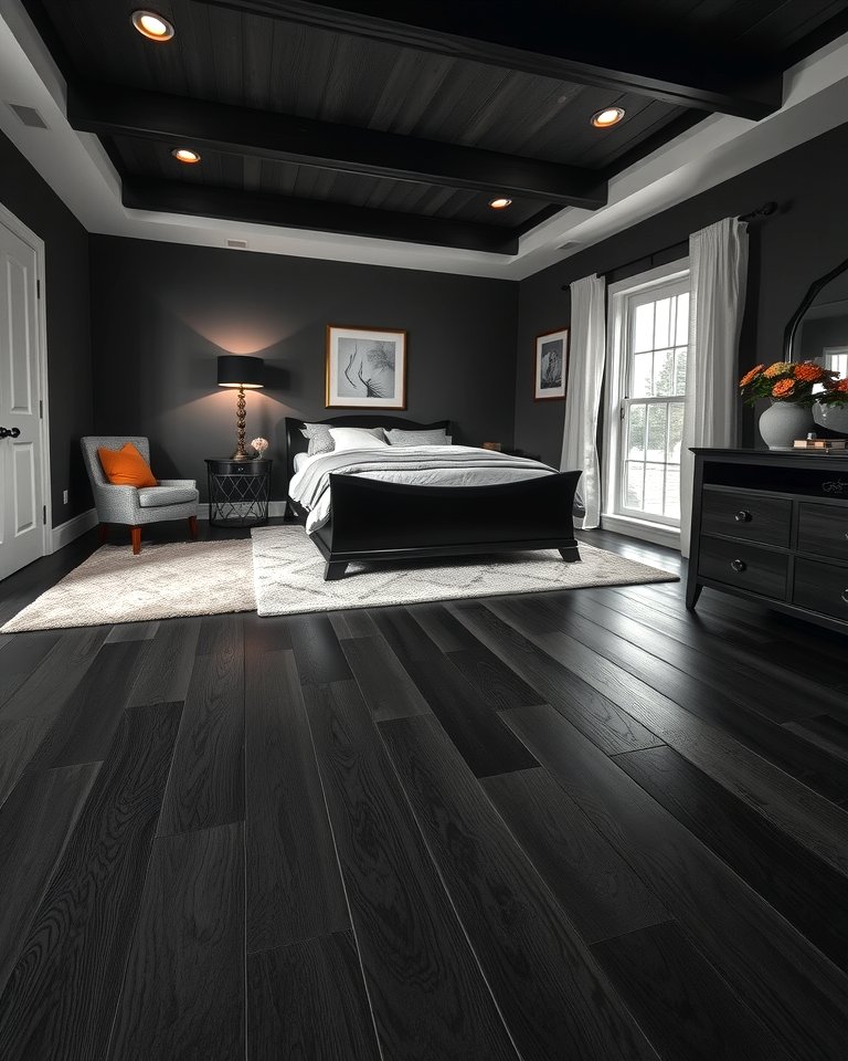 25 Black Floor Bedroom Ideas for a Bold and Modern Look