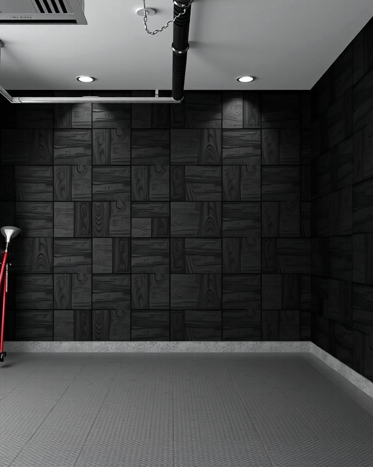 Image showcasing 25 Black Garage Ideas for a Sleek and Functional Space