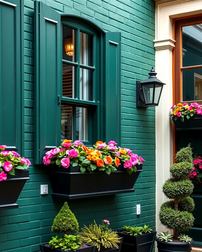 25 Forest Green House With Black Trim Ideas: Bold & Modern