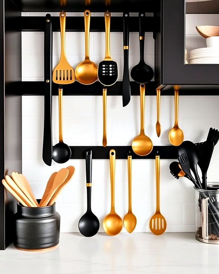 25 Black and Gold Kitchen Ideas for a Luxurious Look