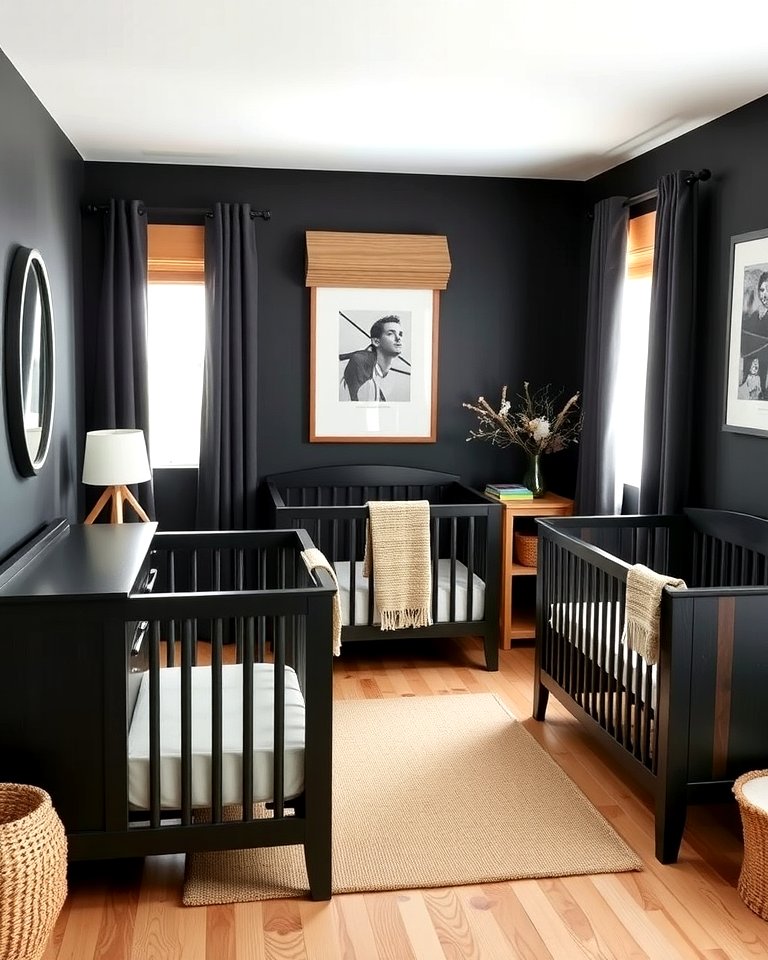 25 Black Nursery Ideas for Modern Baby Rooms