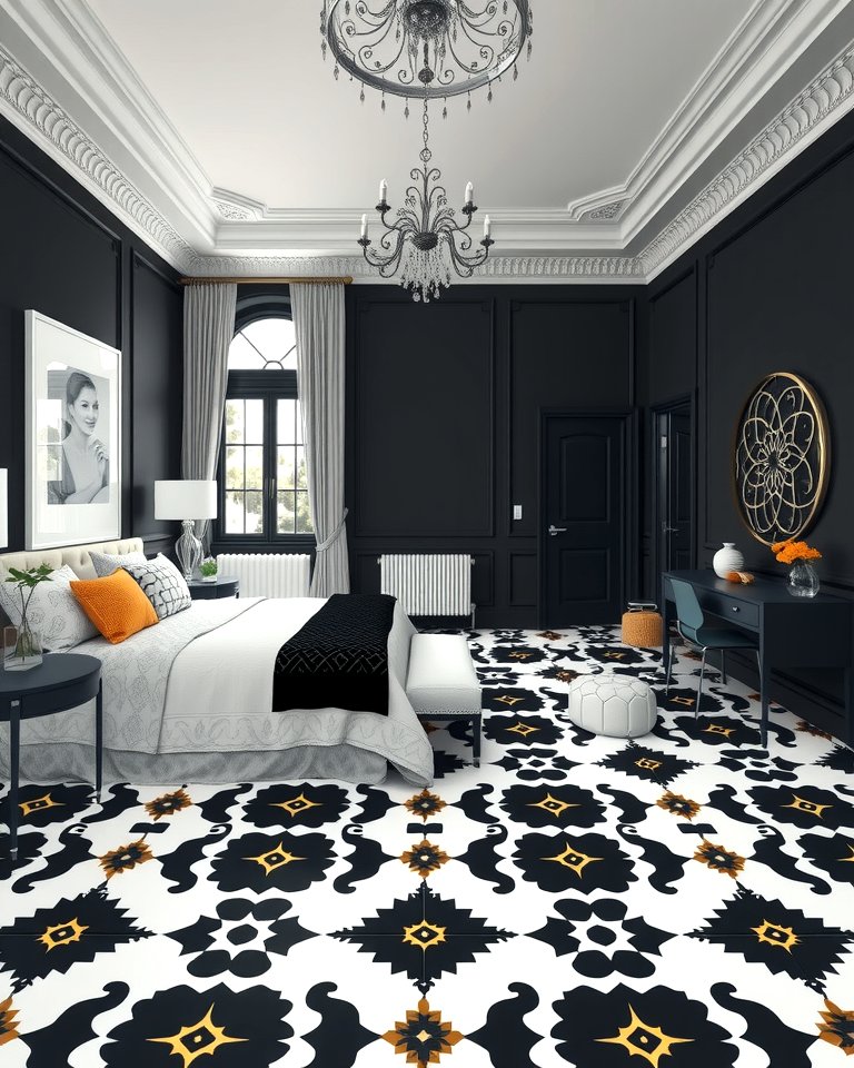25 Black Floor Bedroom Ideas for a Bold and Modern Look