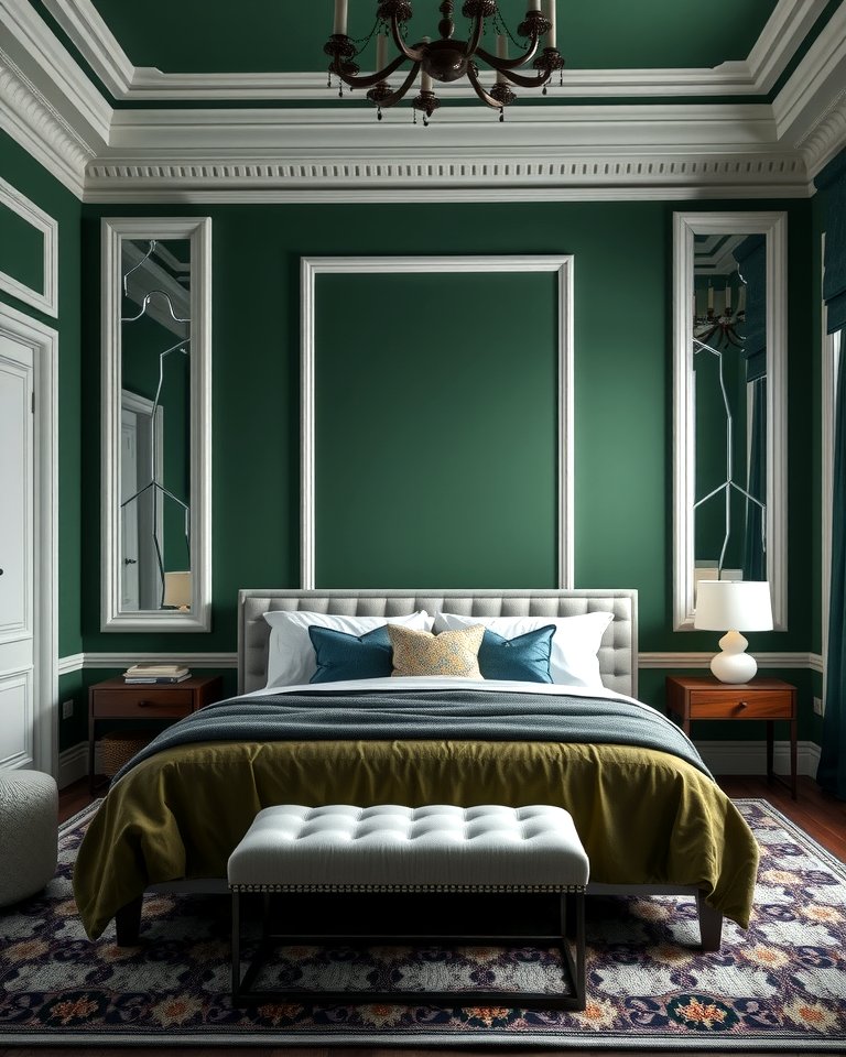 25 Green and White Bedroom Ideas for Serenity